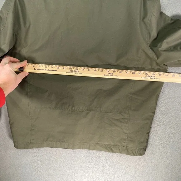 London Fog Men's‎ Green Full Zip Hooded Lightweight Jacket XL Made in Vietnam - Picture 5 of 10